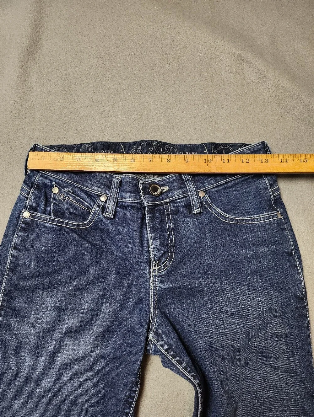 Wrangler Ultimate Riding Q-Baby Mid Rise Jeans Bootcut - Picture 13 of 14